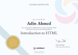 Introduction to HTML